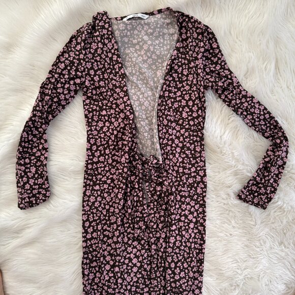 Womans Long Tie Dress - Picture 1 of 1